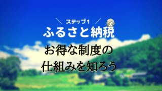 ふるさと納税の仕組み